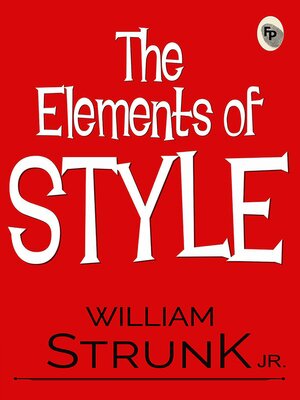 cover image of The Elements of Style